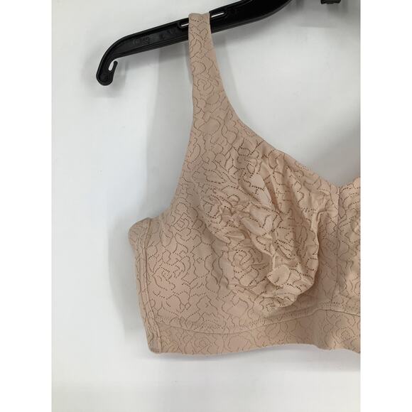 Wacoal Women's 38DD Sand Inside Job Wire Free Bra Full Coverage Lingerie D11-2 - Picture 3 of 7